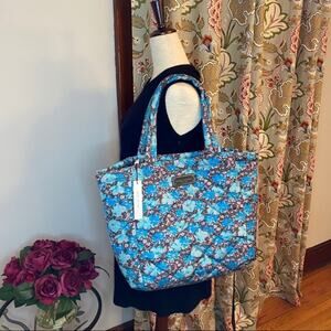 Marc Jacobs Quilted Nylon Floral Tote NWT